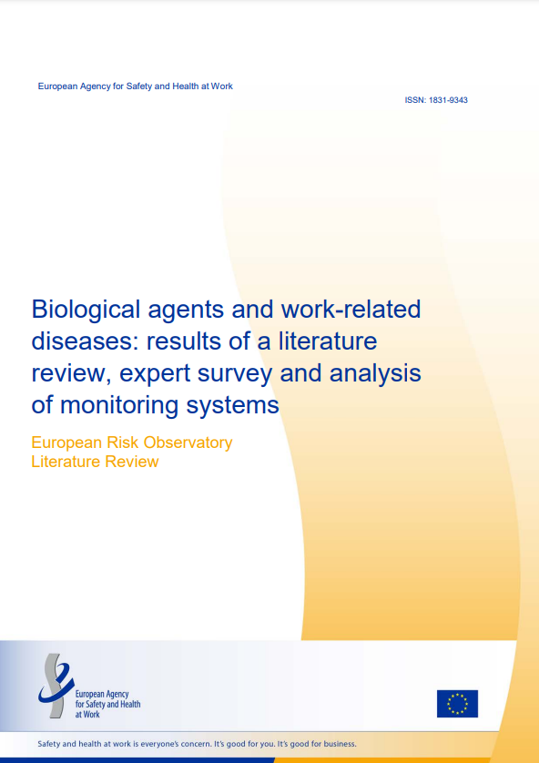 Cover Biological agents and work-related diseases: results of a literature review, expert survey and analysis of 