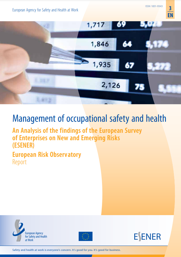 Management of occupational safety and health: An Analysis of the findings of the European Survey of Enterprises on New and Emerging Risks (ESENER)
