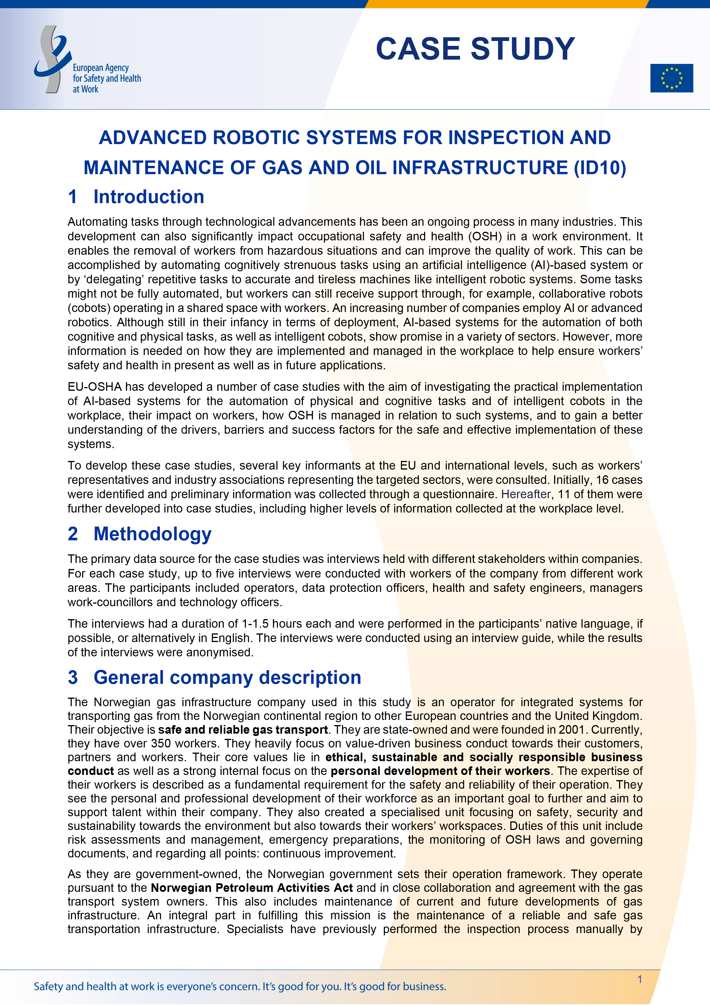 Advanced robotic systems for inspection and maintenance of gas and oil infrastructure