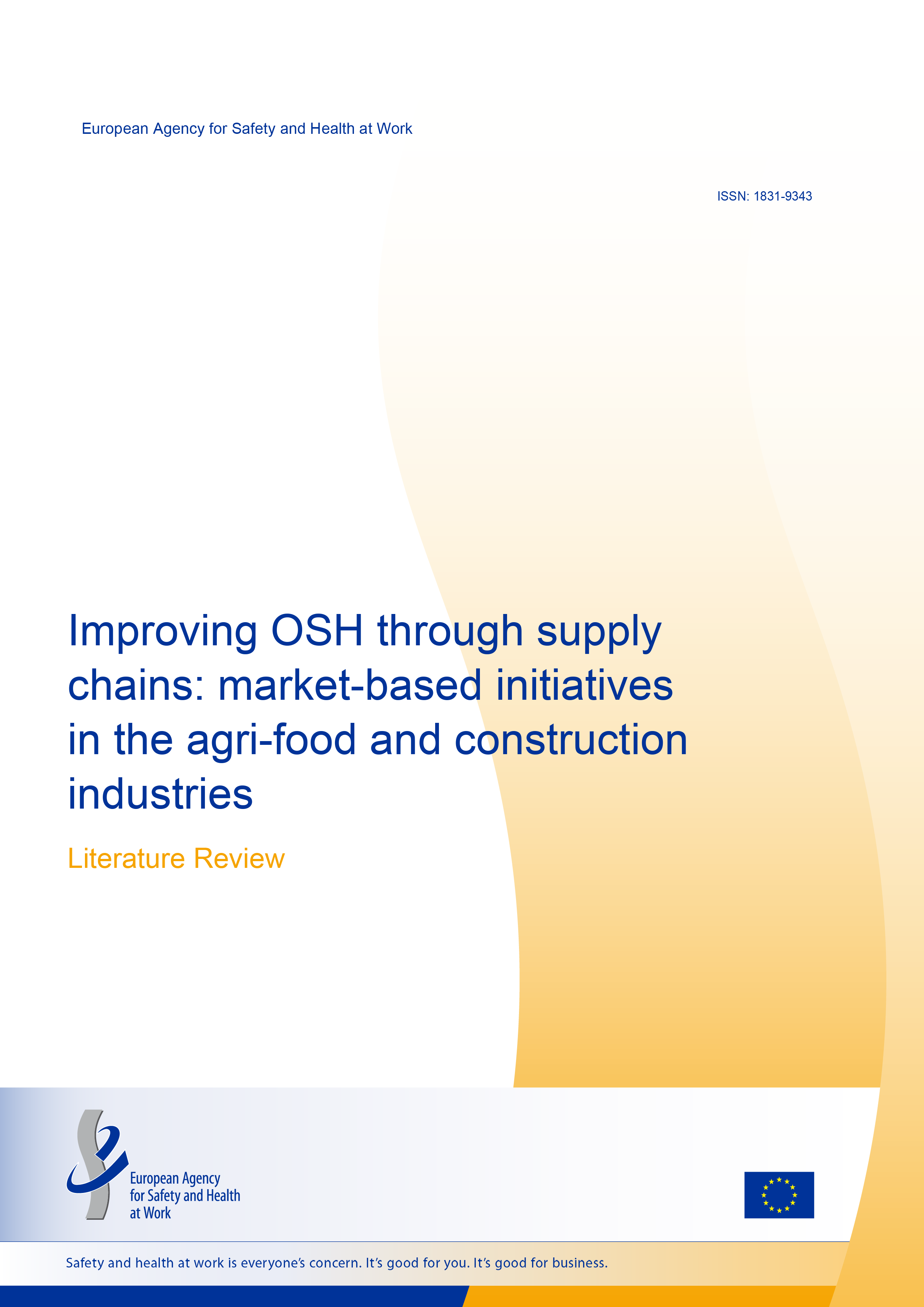 Cover of Improving OSH through supply chains: market-based initiatives in the agri-food and construction industries