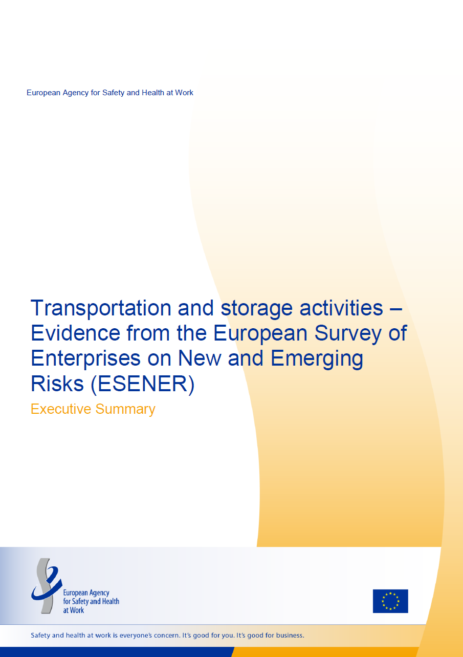 Summary - Transportation and storage activities – Evidence from the European Survey of Enterprises on New and Emerging Risks (ESENER)