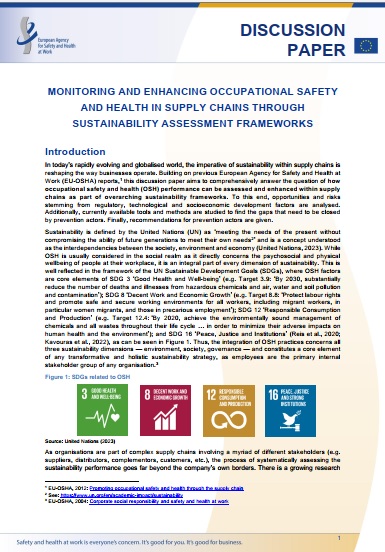 OSH in supply chains