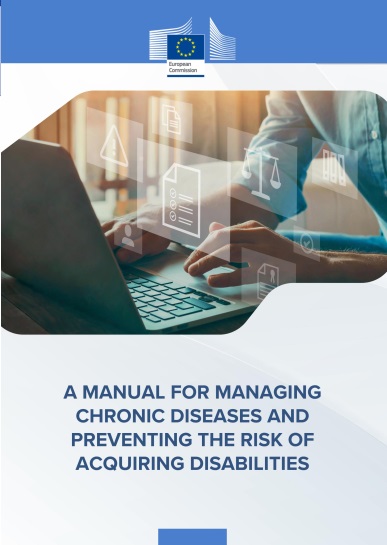 Cover of the publication A manual for managing chronic diseases and preventing the risk of acquiring disabilities