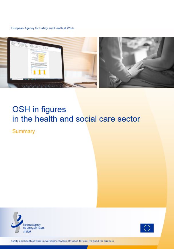 Cover of the Summary - OSH in figures in the health and social care sector 