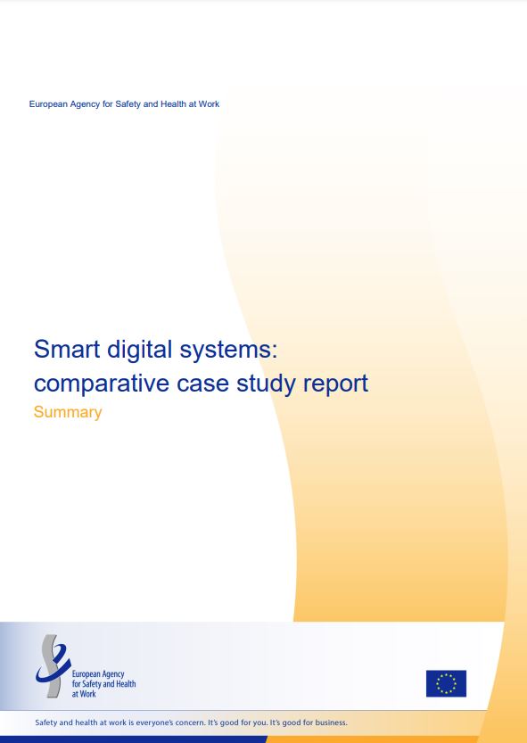 Cover of the Summary Smart digital systems for improving worker safety and health: overview of research and practices