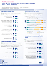 Cover of OSH Pulse 2025 country report on mental health