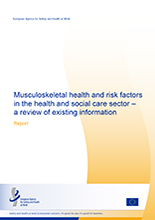 Cover of the Musculoskeletal health and risk factors in the HeSCare sector report
