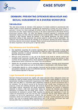 Cover of Denmark: preventing offensive behaviour and sexual harassment in a diverse workforce