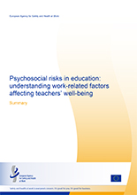 Cover of Summary - Psychosocial risks in education: understanding work-related factors affecting teachers’ well-being