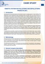 Robotic system for palletising and depalletising products (ID7)
