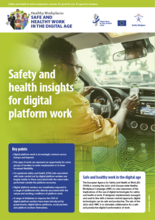 Safety and health insights for digital platform work 