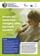 Remote and hybrid work: managing safety and health anywhere 