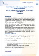 The Prevention Process Management System (PPMS) in Germany: supporting occupational safety and health compliance (Case DE2)