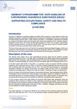 Germany's programme for ‘Safe handling of carcinogenic hazardous substances (KEGS)’: supporting occupational safety and health compliance (Case DE6)