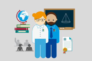 Illustration of teachers